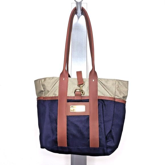 Sword & Plough Signature Tote Bag Made in USA Veteran Repurposed Military Fabric - Picture 1 of 12